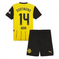 Camisa de time de futebol Borussia Dortmund Maximilian Beier #14 Replicas 1º Equipamento Infantil 2024-25 Manga Curta (+ Calças curtas)